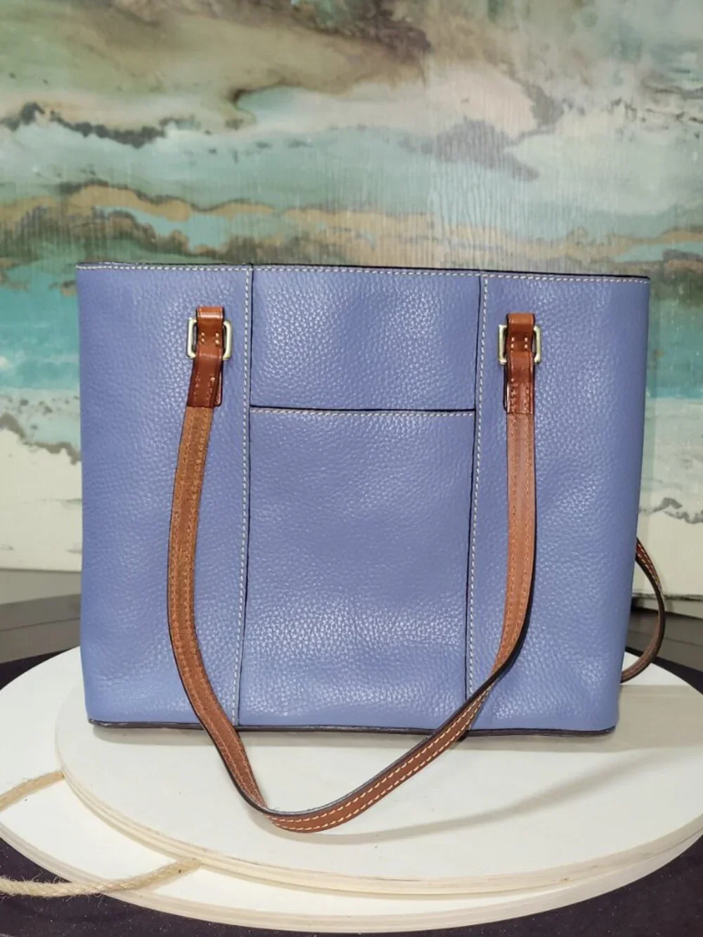 Dooney & Bourke  Small Lexington Shopper - Blue (Jeans)  [HL Item #HL10]
